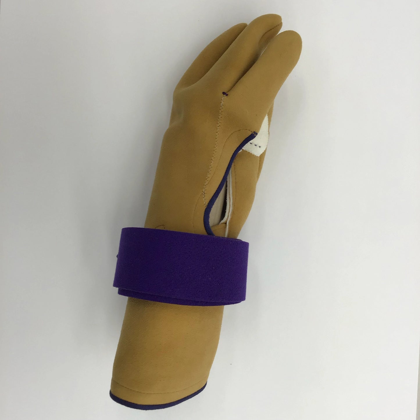 Chuto Shichibuberi 4 Fingers Brown with Purple Ecsainband (Custom-order)