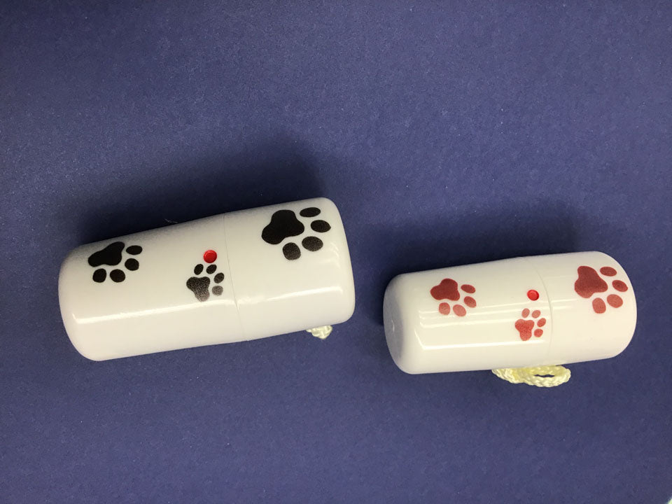Glove Powder Case Plastic Paw print