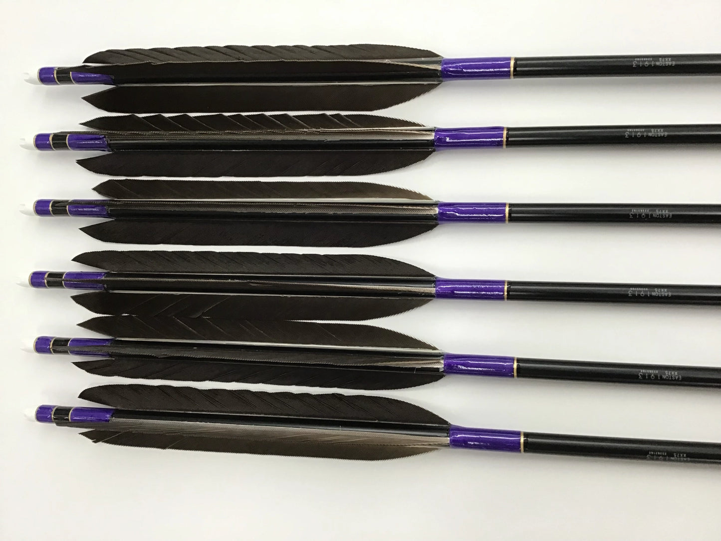 Aluminum Arrows with black eagle tail feathers 2014/2015