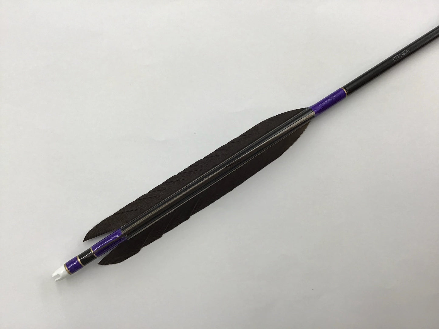Aluminum Arrows with black eagle tail feathers 2014/2015