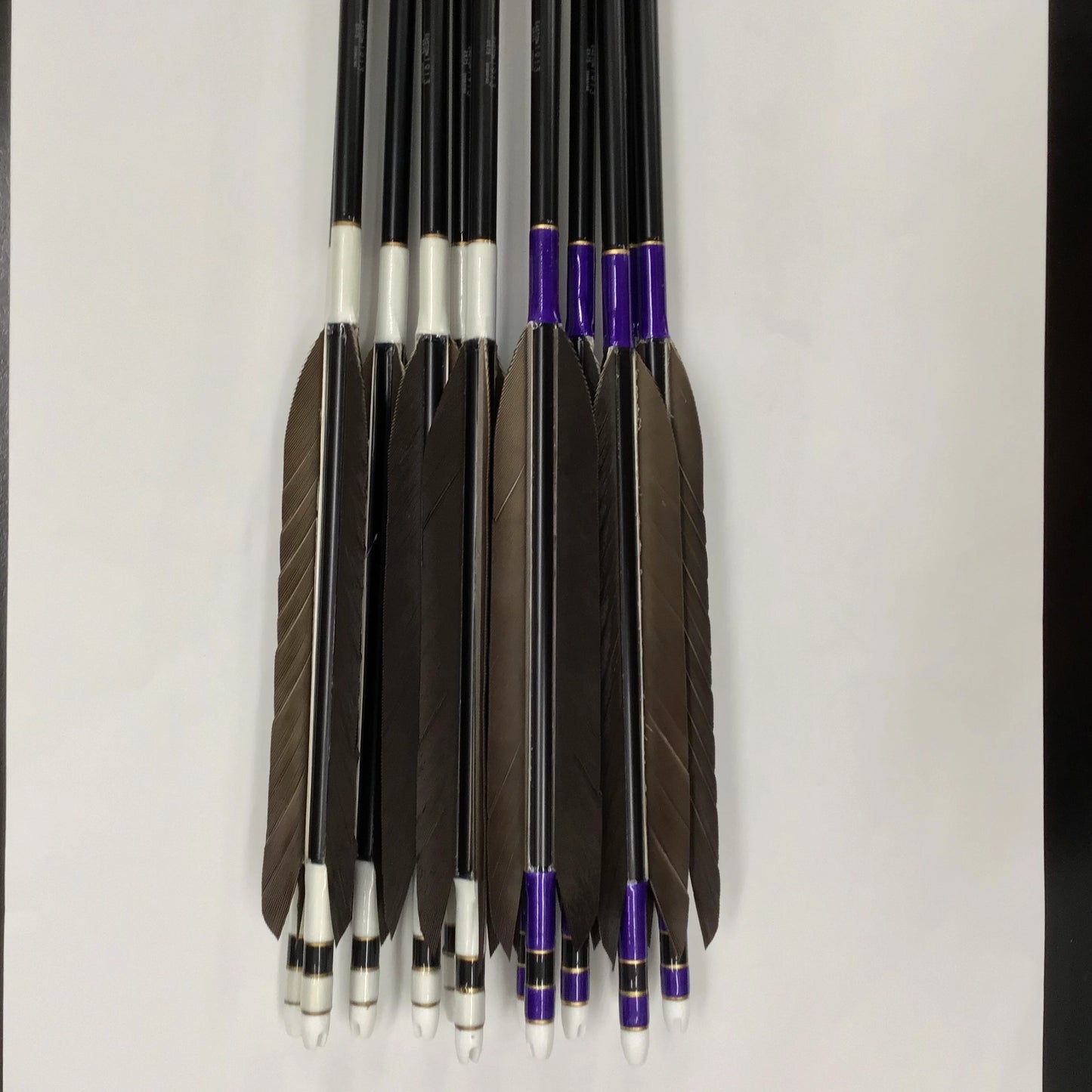 Aluminum Arrows with black eagle tail feathers 2014/2015