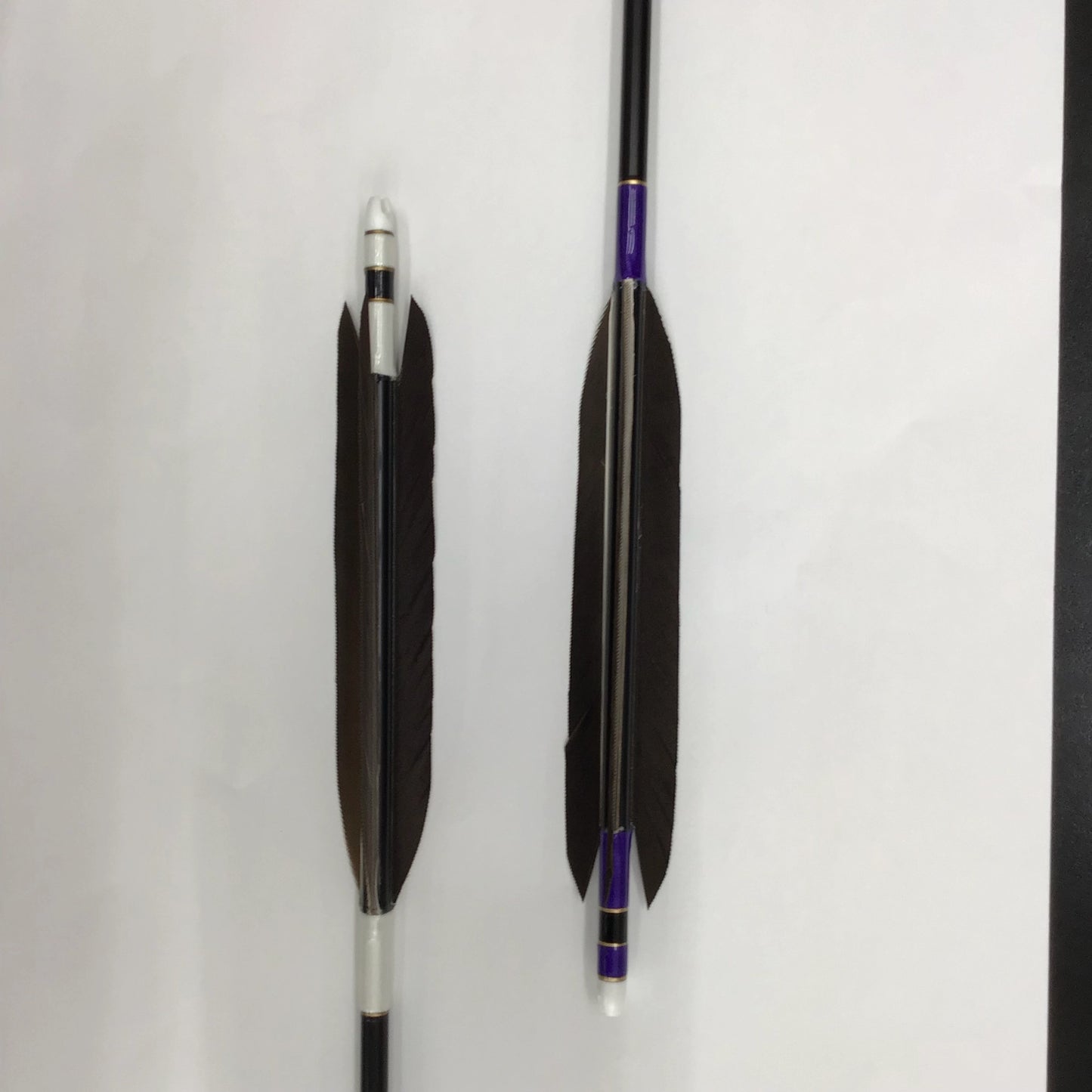 Aluminum Arrows with black eagle tail feathers 2014/2015