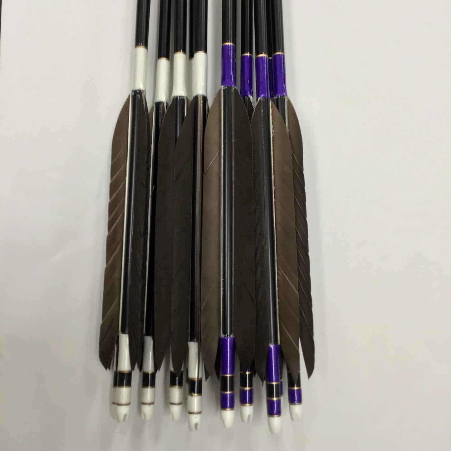 Aluminum Arrows with black eagle tail feathers 2014/2015