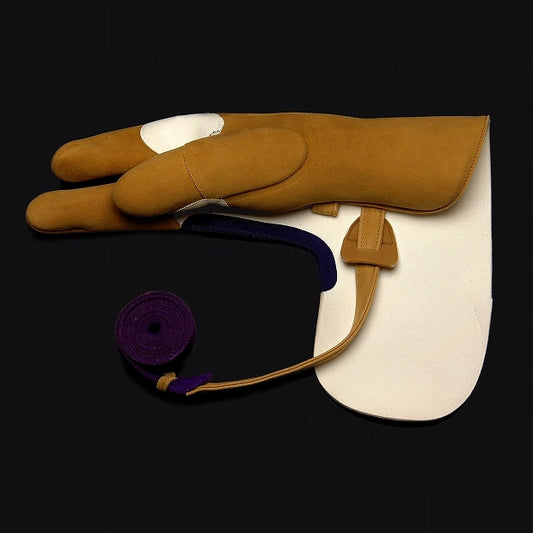 Chuto Sanbuberi 3 Fingers Brown with Purple Ecsainband