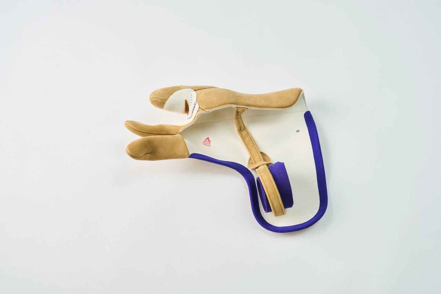 Chuto Shichibuberi 3 Fingers Brown with Purple Ecsainband