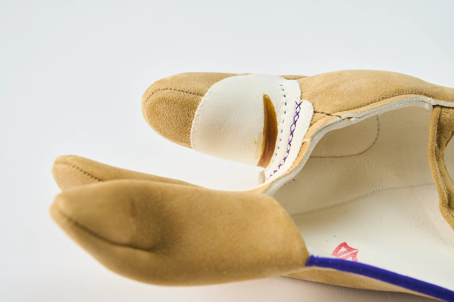 Chuto Shichibuberi 3 Fingers Brown with Purple Ecsainband