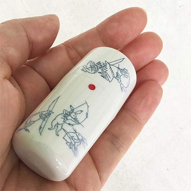 Glove Powder Case Plastic Animal Printed