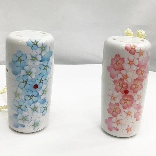 Glove Powder Case Plastic Sakura Printed