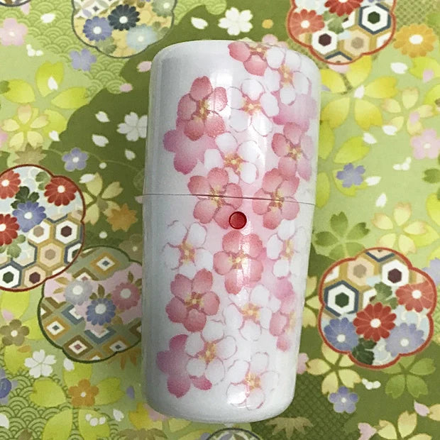 Glove Powder Case Plastic Sakura Printed
