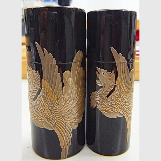 Urushi Glove Powder Case & Grip Powder Case Set