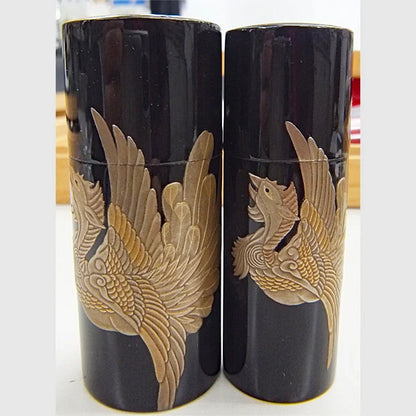 Urushi Glove Powder Case & Grip Powder Case Set