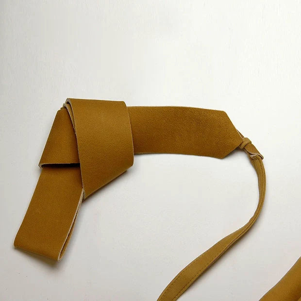 Glove Wristband Smoked Deer Leather Brown