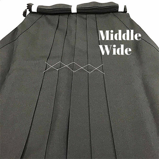 Hakama Black Middle Wide