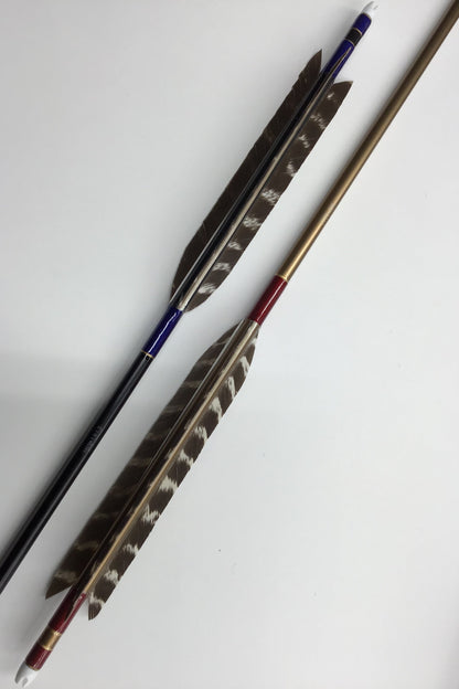 Aluminum Arrows with Wild turkey feathers 1813/1913/2014/2015