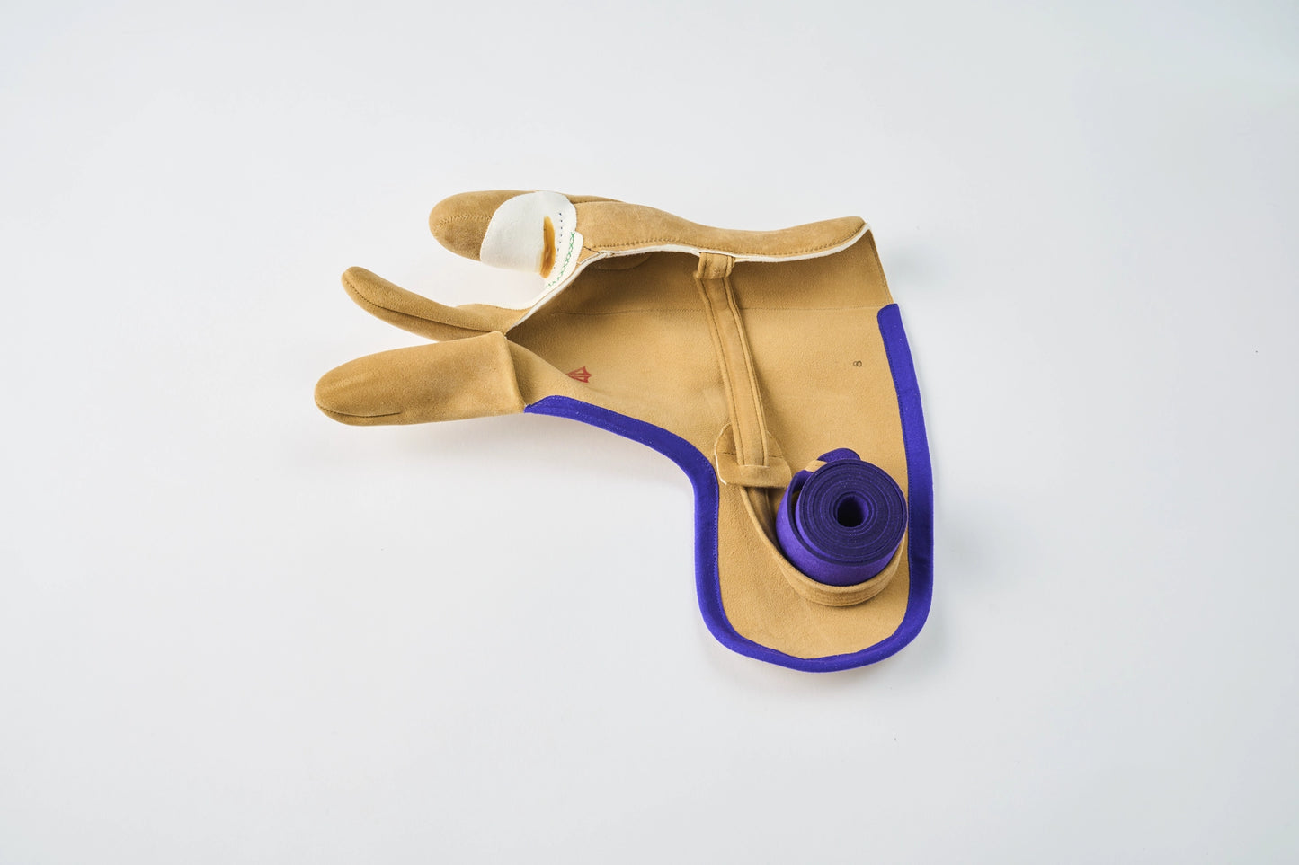 Koto Shichibuberi 3 Fingers Brown with Purple Ecsainband