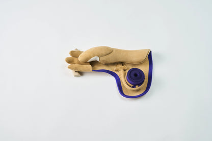 Koto Shichibuberi 4 Fingers Brown with Purple Ecsainband
