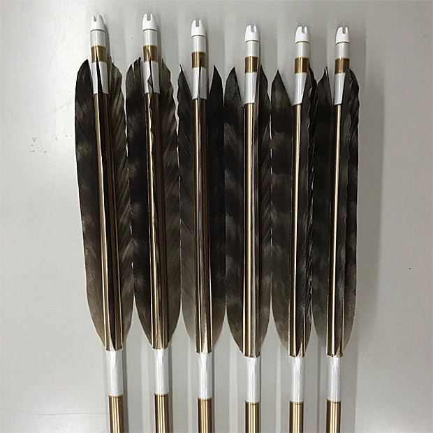 Aluminum Arrows  with Karafuto eagle feathers 1913/2014