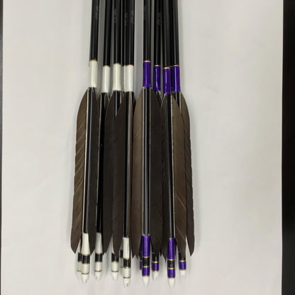 Aluminum Arrows  with black eagle tail feathers 2014/2015