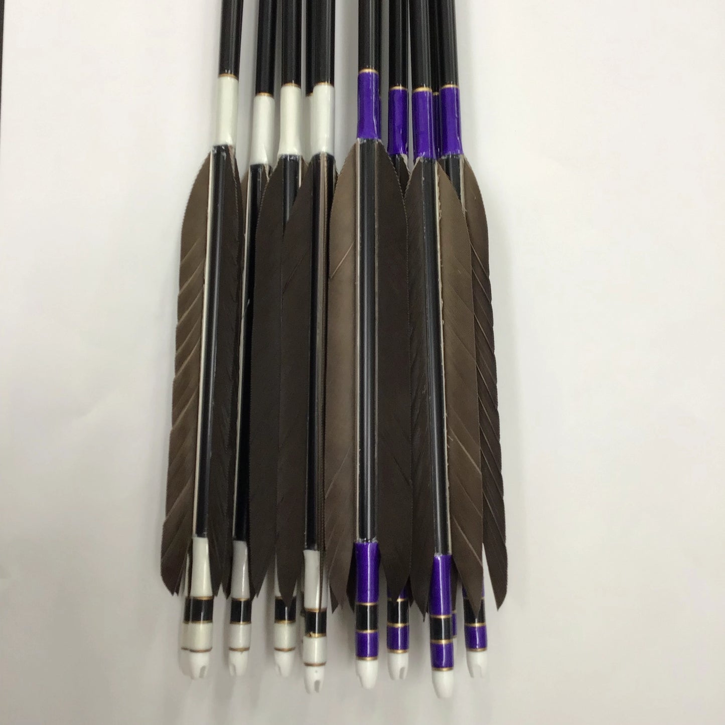 Aluminum Arrows  with black eagle tail feathers 2014/2015
