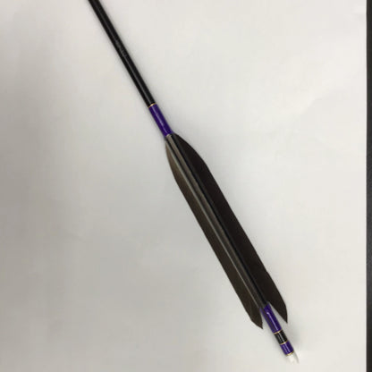 Aluminum Arrows  with black eagle tail feathers 2014/2015