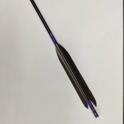 Aluminum Arrows  with black eagle tail feathers 2014/2015
