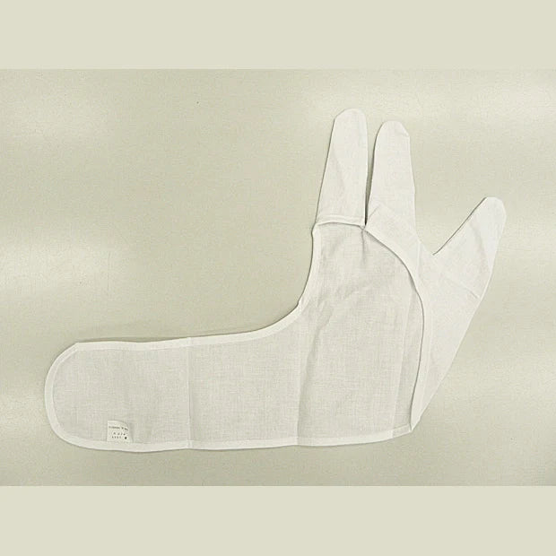 White Thin Under Glove for 3 fingers Long Sleeve