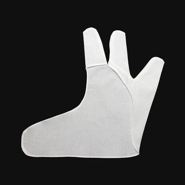 White Under Glove for 3 fingers Short Sleeve