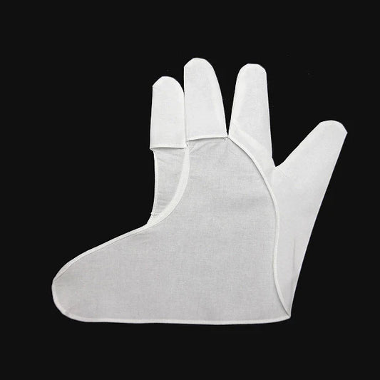 White Under Glove for 4 fingers Short Sleeve