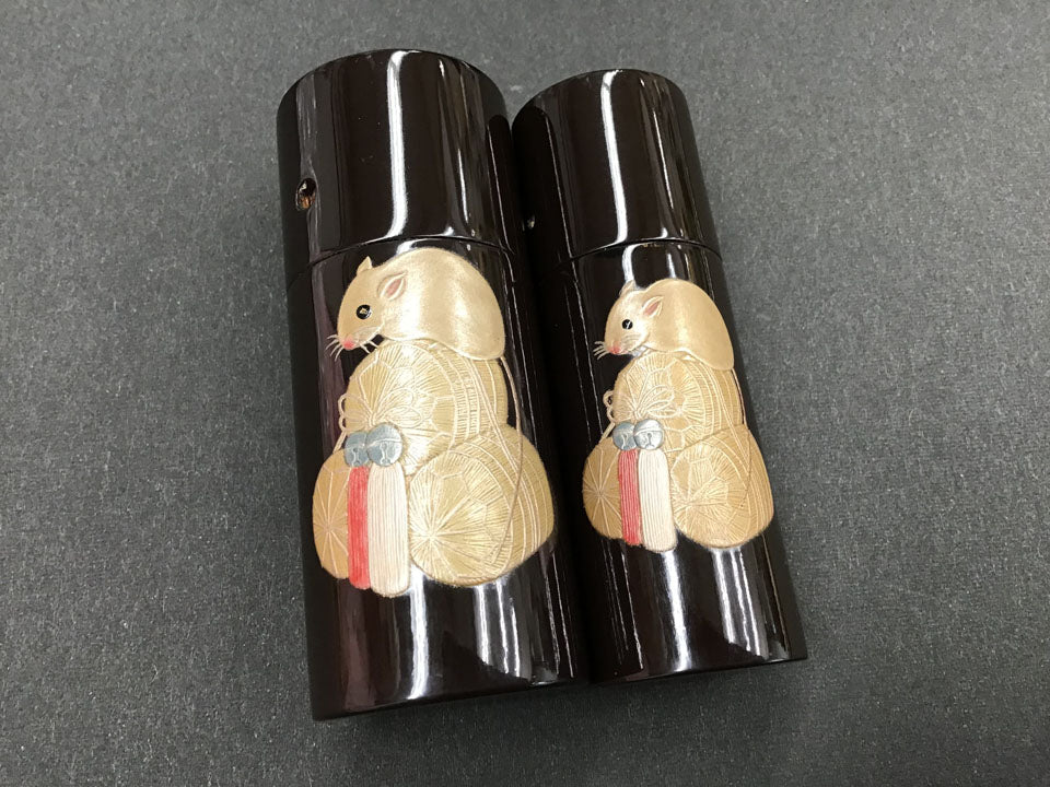Urushi Glove Powder Case & Grip Powder Case Set