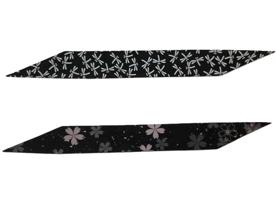 Black Nigiri Kawa Sakura or Tombo (Printed Pattern)